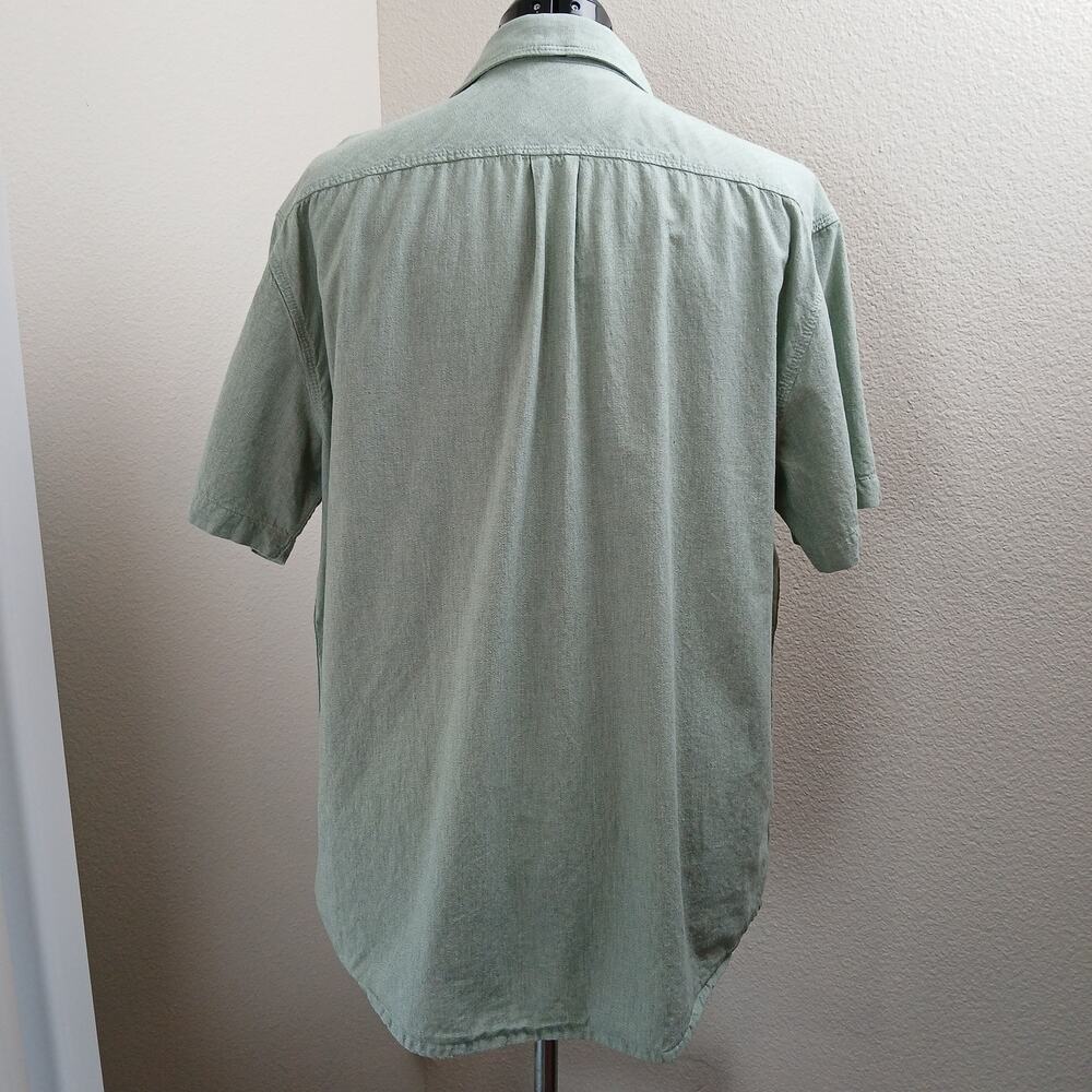 Prana Breathe Casual Button-up Shirt X-LRG missing tags green short sleeve - Picture 4 of 14